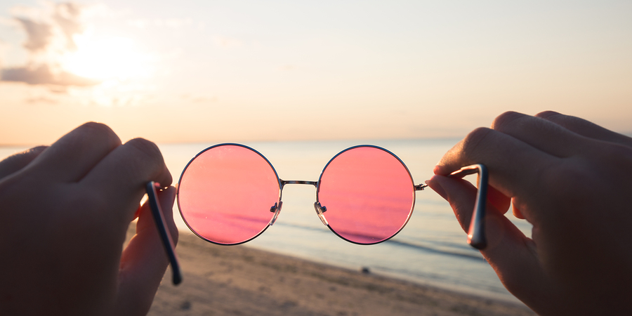 A Look At The World Through Rose-colored Glasses.